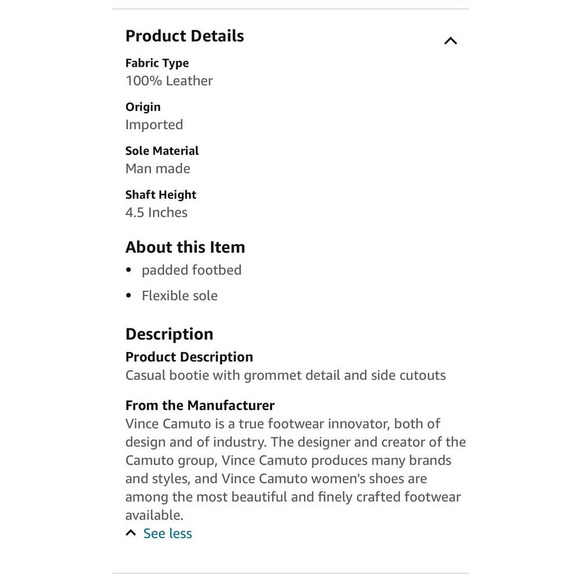 Women’s Vince Camuto Prafinta Ankle Booties - Picture 9 of 11